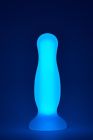 Анальна пробка люмінесцентна Dream Toys RADIANT Glow In The Dark синя, М вид 2