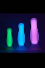 Анальная пробка люминесцентная Dream Toys RADIANT Glow In The Dark синяя, М вид 6