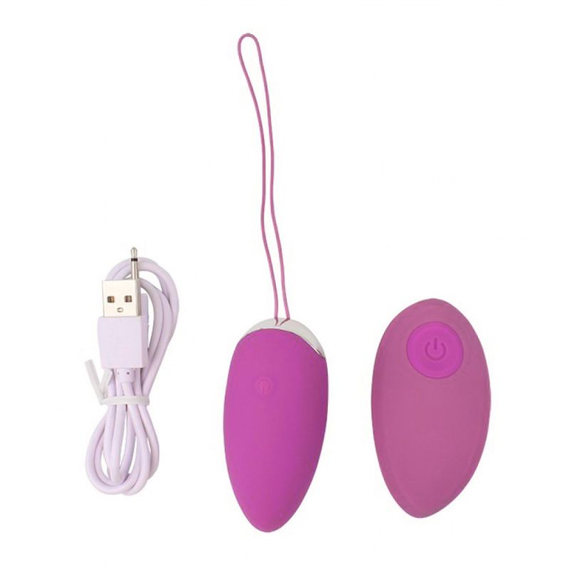 Віброяйце Chisa M-mello, з дистанційним пультом управління, рожеве вид 4