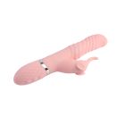 Вибратор двойной рельефный Chisa Aphrovibe с вращающимися шариками и слоником стимулятором вид 5