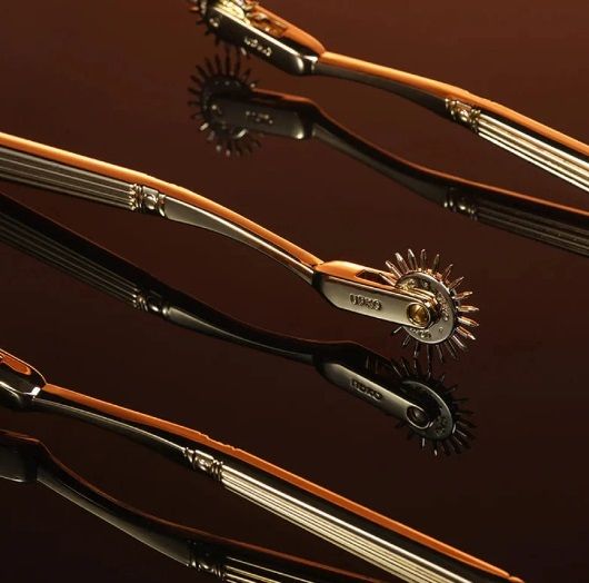 Колесо Вартенберга UPKO метал, золото вид 4