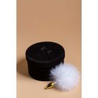 Анальная пробка в виде хвоста кролика Upko Rabbit Fur Bunny Tail Small Butt Plug из кроличьего меха вид 11