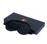 Маска на глаза с надписью Bitch! от UPKO, шелковая, Black