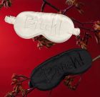 Маска на очі з написом Bitch! від UPKO, шовкова, Black вид 5