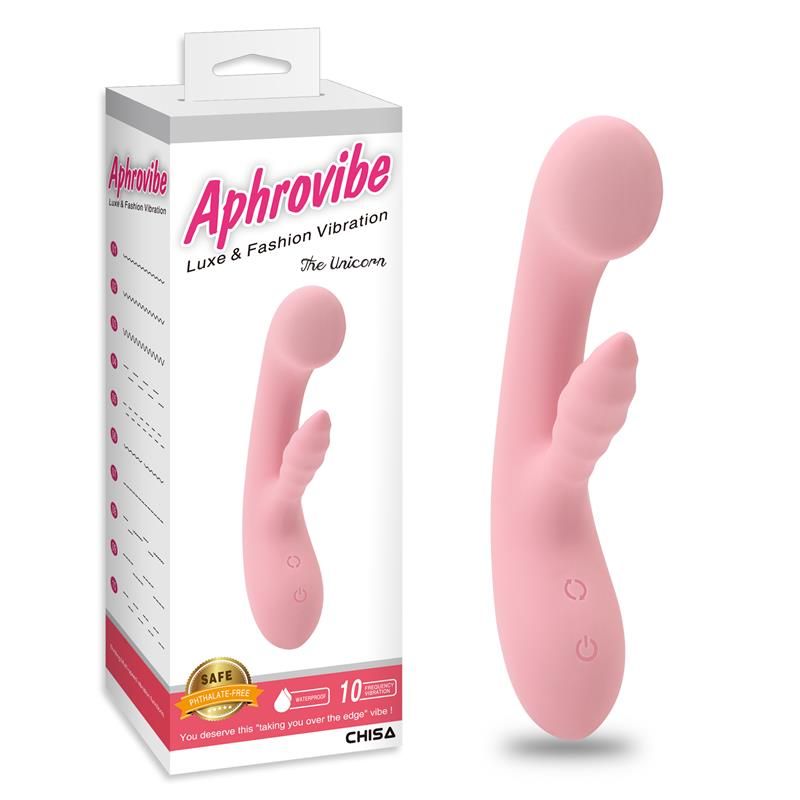 Кролик вібратор CHISA Aphrovibe The Unicorn для стимуляції точки G, рожевий вид 2
