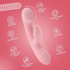 Кролик вібратор CHISA Aphrovibe The Unicorn для стимуляції точки G, рожевий вид 5