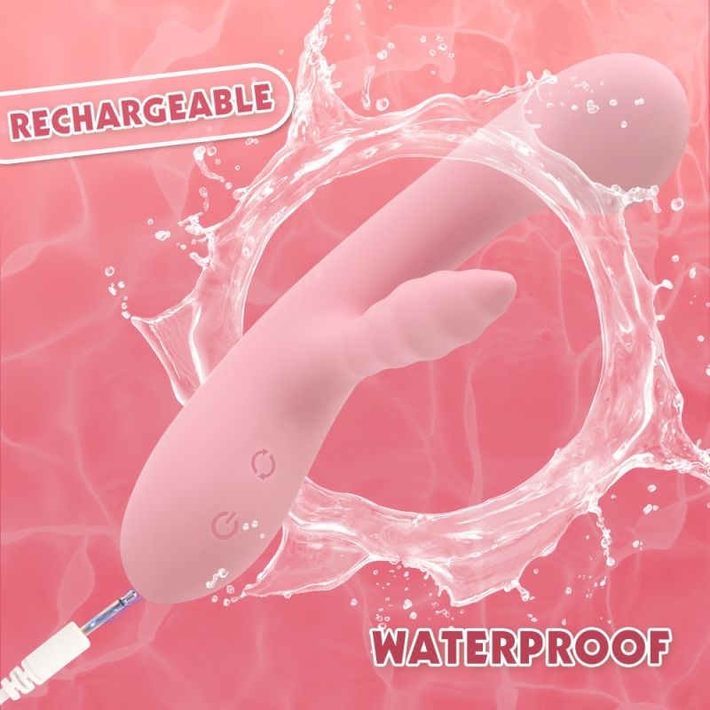 Вибратор кролик CHISA Aphrovibe The Unicorn для стимуляции точки G, розовый вид 8