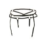 Пояс для панчох One Size S4, натуральна шкіра, чорний вид 7