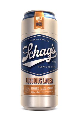 Самозмащувальний мастурбатор ребристий Blush Schags ребристий у вигляді банки пива
