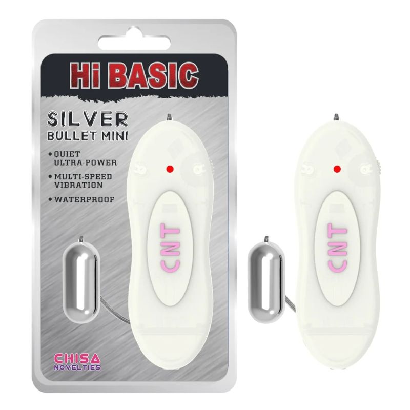 Віброкуля на пульті керування Chisa Hi-Basic Silver Bullet Mini, срібляста вид 2