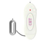 Вибропуля на пульте управления Chisa Hi-Basic Silver Bullet Mini, серебристая вид 3