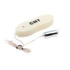 Вибропуля на пульте управления Chisa Hi-Basic Silver Bullet Mini, серебристая вид 6