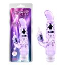 Вибратор-кролик Chisa Crystal Jellie Pleaser, фиолетовый