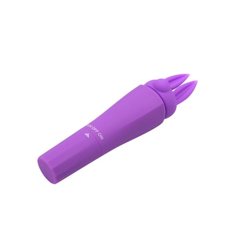 Вібро-стимулятор для клітора + 4 насадки Chisa Sweet Breeze, фіолетовий вид 8
