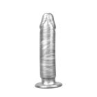 Фалоімітатор на присосці реалістичний Chisa Dark Muscle PHUT Dong, сріблястий вид 4