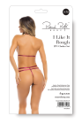 Комплект білизни I LIKE IT ROUGH 2PC CHOKER SET BURGUNDY, S/M вид 5
