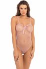Боди в сетку UNDONE SEE THROUGH BODYSUIT PINK, OS вид 2