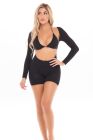 Комплект KNOCKOUT 2PC PLAYSUIT SET BLACK, OS вид 2
