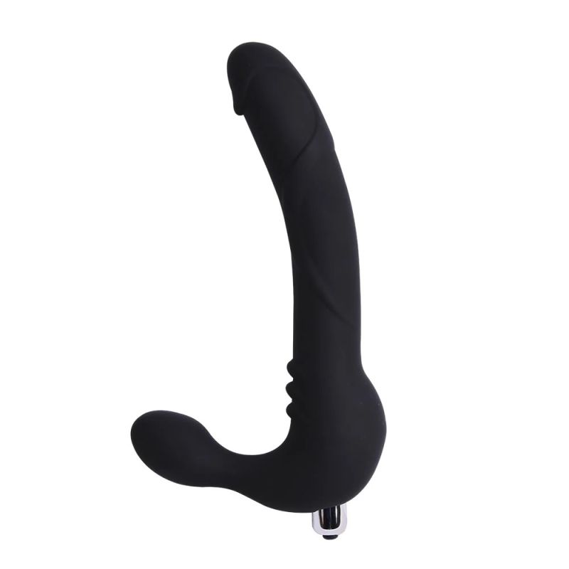 Страпон безременевий Chisa Black Mont зі знімною віброкулею вид 3