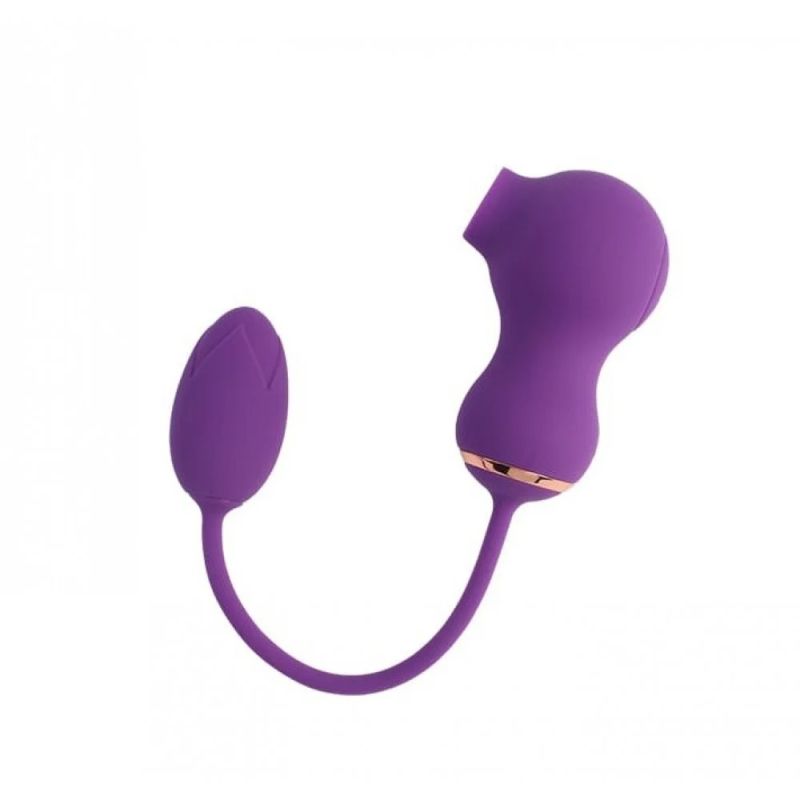 Кліторальний вібратор Chisa C++ Things RUSHER з віброяйцем, фіолетовий вид 3