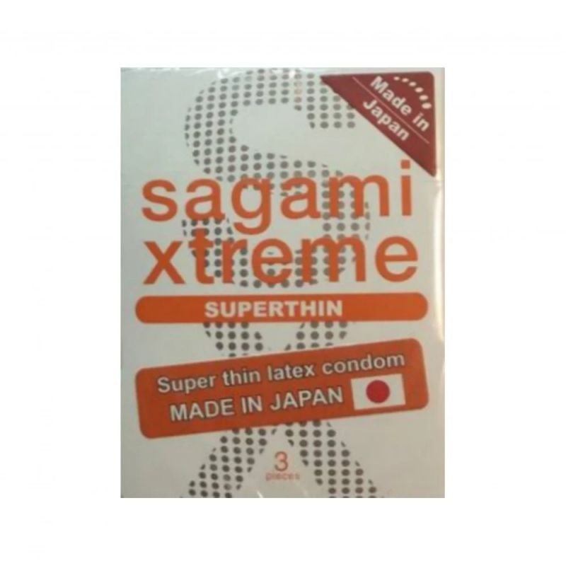 Супертонкі латексні презервативи Sagami Xtreme Superthhin (ціна за упаковку, 3 шт.) вид 3