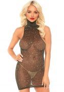 Мини-платье из люрекса спандекс Leg Avenue