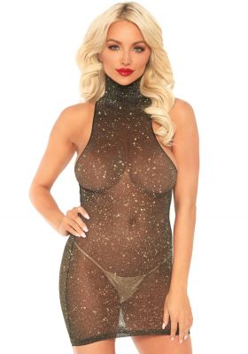 Міні-сукня з люрексу спандекс Leg Avenue