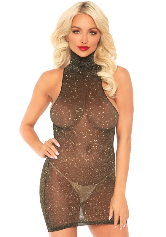 Міні-сукня з люрексу спандекс Leg Avenue вид 2