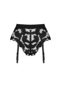 Трусики с подвязками Obsessive Editya XS/S