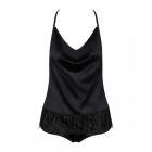 Комплект из топа и трусиков Obsessive AGATYA с кружевными элементами и открытой спиной, черный, L/XL вид 7