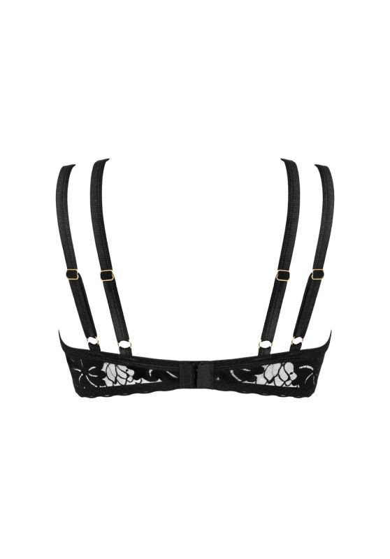 Бюстгальтер із подвійними лямками Obsessive Arienna чорний, XS/S вид 7