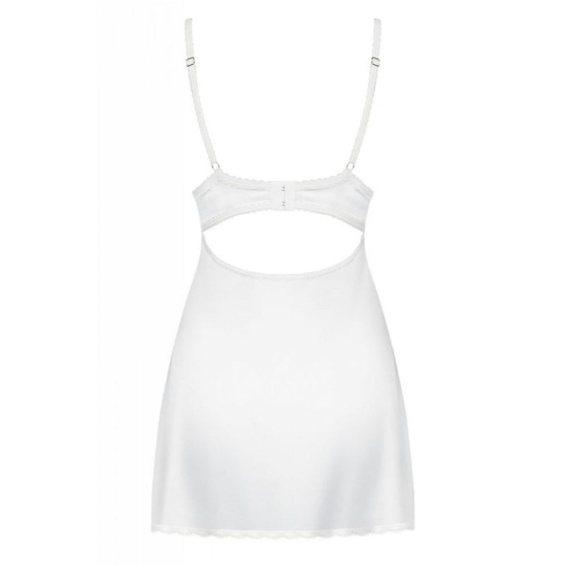 Пеньюар Obsessive 871-CHE-2 white Chemise L / XL вид 5