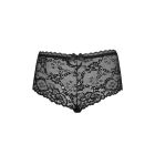 Мереживні трусики-шортики Obsessive RAQUELIA, чорний, S/M вид 7