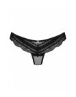 Трусики полупрозрачные с кружевом Obsessive Ivannes черный, L/XL вид 8