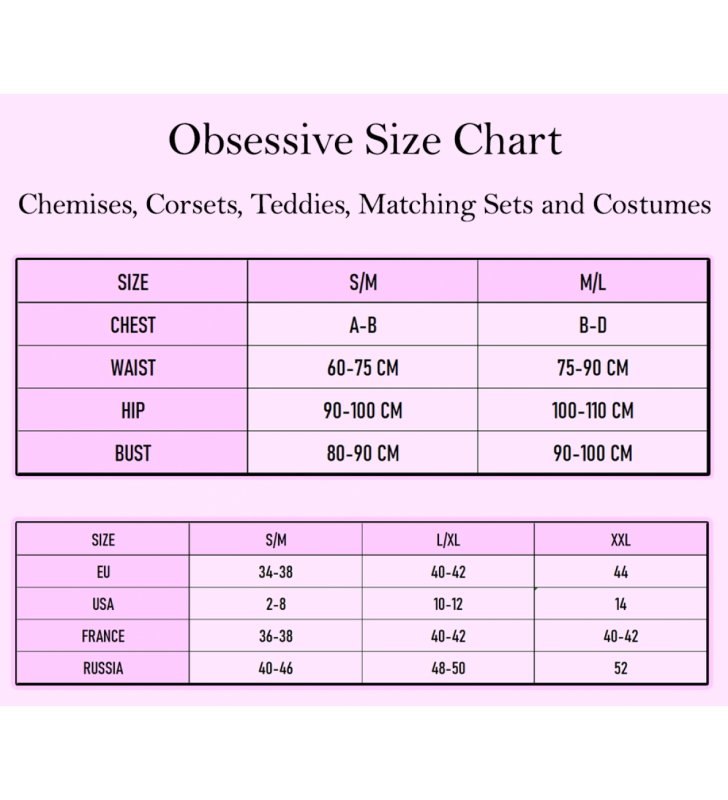 Боди Obsessive B123 L/XL вид 6