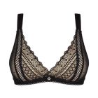 Бюстгальтер с кружевной отделкой Obsessive Estiqua, черный, XS/S вид 8