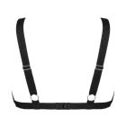 Бюстгальтер з мереживним оздобленням Obsessive Estiqua, чорний, XS/S вид 9