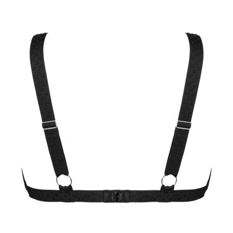 Бюстгальтер с кружевной отделкой Obsessive Estiqua, черный, XS/S вид 9