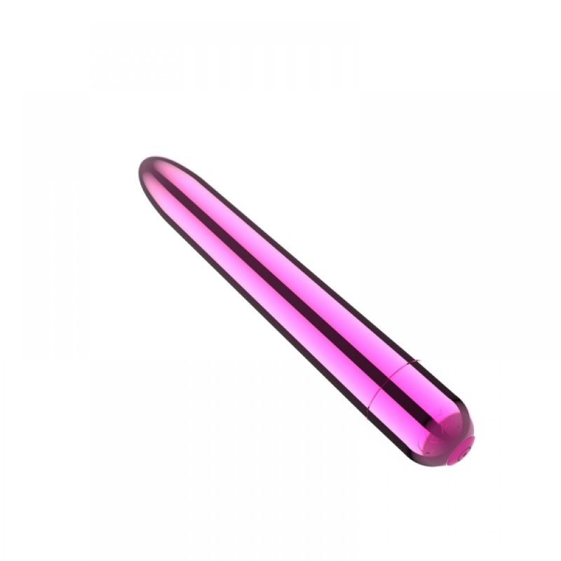 Вибропуля Ultra Power Bullet USB Glossy Pink 10 режимов вибрации вид 3