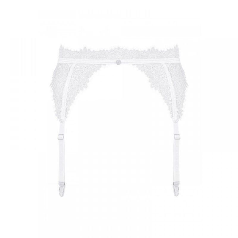 Пояс для чулок Obsessive Bianelle biały L/XL вид 4