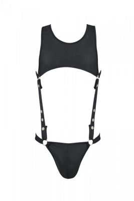 Боді чоловіче Passion ADAM 056 Black L/XL