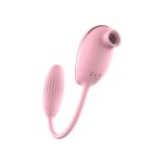 Вакуумний стимулятор клітора з віброяйцем High End Suction Love Egg PINK вид 8