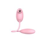 Вакуумний стимулятор клітора з віброяйцем High End Suction Love Egg PINK вид 9