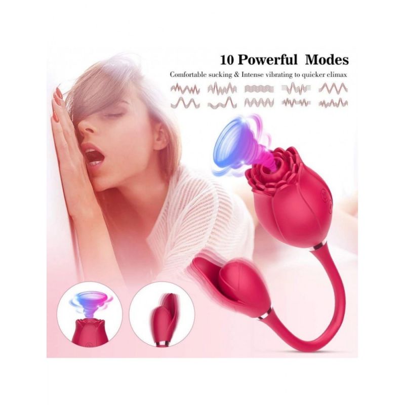 Подвійний Вібратор Boss Series Miss Coyness ROSE вид 9