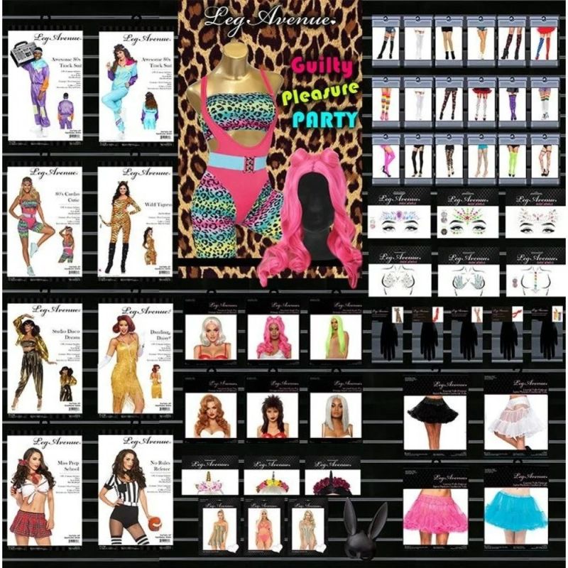 Парик длинный Leg Avenue, золотистый блонд вид 6