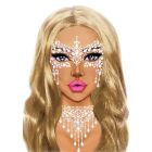 Наклейки для обличчя Diamond Sticker Masquerade White Leg Avenue вид 2