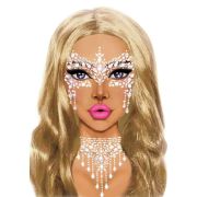 Наклейки для обличчя Diamond Sticker Masquerade White Leg Avenue