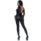 Комбінезон сексуальний Leg Avenue Sheer Rhinestone, S, зі стразами, чорний вид 3