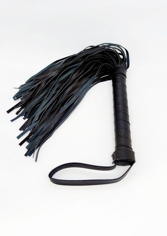Мягкий флоггер DS Fetish, черный вид 4