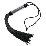 Кнут черный, прозрачная ручка FLOGGER, 28 см